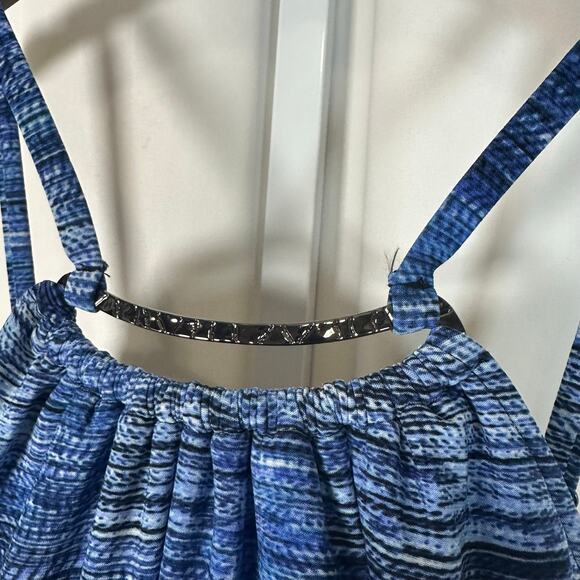 NWT Magicsuit Blue Jean Parker One‎ Piece Swimsuit Sz 10 Swimdress - Picture 2 of 9